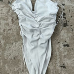 ZARA  White Bodysuit Size Medium Photo 0