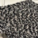 LuLaRoe Women's  Black Gray White Open Knit MARIAH Chenille Sweater Size XL EUC Photo 3