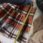 Mi Ami size large L red and white plaid schoolgirl mini skirt Photo 3