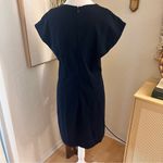 Theory  Onine Oxford Knit Day Dress in Navy size‎ 10 Photo 4