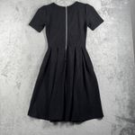 LuLaRoe  Amelia Dress Tonal Paisley‎ Print Black Neutral Minimalist Size Small Photo 3