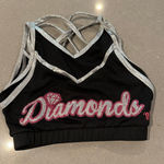 Diamond sports bra‎ varsity brand size small, cheer, cheerleading Photo 0