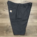 Carhartt  Mid‎ Rise Regular Fit Gray Work Casual Shorts Size 8 Photo 2