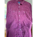 American Eagle  Corduroy Button Shirt Shacket Cozy Winter Scandi Indie Western Photo 2