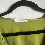 Le lis  Olive Green Twist Front Blouse Photo 3
