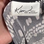 kim rogers Dress Womens Petite Large Chevron Dot Sleeveless Embellished Photo 2