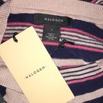 Halogen Nordstrom Stripe Crewneck Cardigan Sweater Photo 4