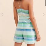 Hutch  Blue and Green Sequin Romper Photo 1