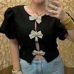 Mabel Velvet Sequin Top Photo 0