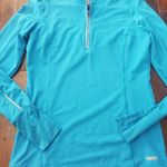 Avalanche  Women's Teal Long Sleeve Top Size Small Womens 1/4 Zip Photo 0
