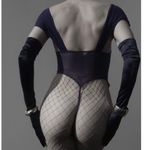 Victoria's Secret Vintage 80s Victoria Secret G String High Cut Thong Lace Bodysuit Gold Label Photo 7