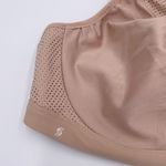 Glamorise Sport Plus Size High Impact Wonderwire Sports Bra Underwire Size 46D Tan Photo 4