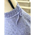 Source Unknown Vintage 1950s Lavender Purple Knit Sweater & Skirt Beaded Bow Set Photo 4