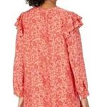 Vineyard Vines  Helenium Floral Tunic Dress Silk Blend Coral Pink Size XS Women's Photo 1