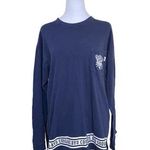 PINK - Victoria's Secret Women's PINK by Victoria's Secret Navy Long Sleeve Shirt Size S Photo 0
