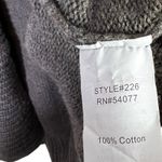 CAbi  Cozy Duster Cardigan Womens M Brown 100% Cotton Shawl Neckline Old Money Photo 5