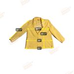 Soko Yellow Blazer Skirt Suit Set, Size 8, Vintage 2 Pc Women's Suit, Pleated Size 8P Photo 6