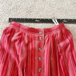 Landhaus‎ Skirt Womens 14 Red Cottagecore Linen Oktoberfest Holiday lagenlook Photo 9