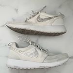 Nike Roshe Women's White Customized Swarovski Crystals Bling Sneakers Size 7 Photo 3