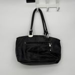 Tiganello Black Leather Shoulder Bag Classic Purse Photo 5