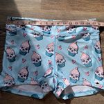 WodBottom Light Blue Skull Cupcake Lifting Shorts XXL Photo 3