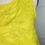 Moulinette Soeurs Anthropologie  Vestments Embroidered Yellow Tank Top Size 0 Photo 3