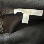 Charlotte Russe Black Zippered Back Skort Size Small Photo 2