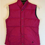 Vintage Gerry Womens Down Vest Full Snap Puffer Quilted Sleeveless Winter Pink Photo 0