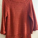 Peck & Peck Pech& Pech Rust Knit‎ Women's Sweater Photo 1