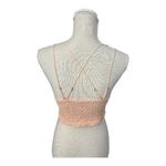 Free People Intimately FP Adella Longline Bralette Size L Soft Salmon Lace Cami Photo 2