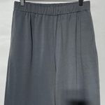 Area Stars New Wide Leg Knit Pants Pull On High Rise Long Pant Grey Size Large Photo 5