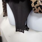 Jovani  03919 High Slit CheetahPrint Dress  Gold $400 H Photo 6