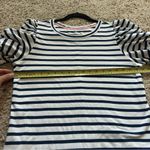 Lilly Pulitzer  High Tide Perfect Stripe Puff Sleeve Anabella Shirt Dress L Photo 6