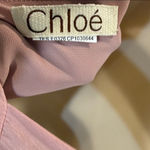 Chloé Chloe pansy pink tiered ruffles dress 4-6 Photo 5