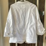 Live a Little  white jacket with silver buttons Photo 4