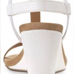 Style & Co . Mulan Wedge Sandals, White Snake Size 10M New w/o Box Photo 3