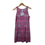 Talbots  Effortless Jersey Medallion Open
Back Dress Small Pink Paisley Preppy Photo 3