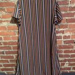 🌈 Rainbow Striped Dress 🌈 Blue Size M Photo 1