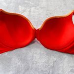 Victoria's Secret Body By Victoria Red Lace Trim Plunge Bra 36DDD Photo 10