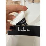 Lulus NWT  Superb Aura White Ruffled Drop Waist Mini Dress Cocktail Party Size S Photo 7