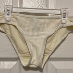 Dolce Vita Women’s Cream Ribbed Bikini Bottoms Photo 0