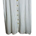 Old Navy  Linen Blend Midi Dress Button Front Casual Comfort Size XXL Photo 3