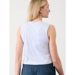 Athleta New  L True Cotton Tank Gossamer Blue Large Photo 1