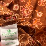 J.Crew  Tiered Pull-On Maxi Skirt | Organic Cotton Vintage Floral Print Medium Photo 7