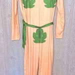 Eve Halloween Costume one piece jumper cosplay belted / headband leaf costume Green Size XL Photo 0