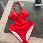 Holadream Women's One Piece Swimsuits Sexy Bikinis Swimwear Tummy Control Cutout High Waisted Bathing Push Up Suit V Neck Photo 6