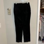 Vintage 90s Brandon Thomas Black Suede Straight Leg Pants Western Cowgirl Fall Size 8 Photo 2