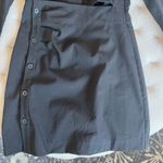 Mango MNG - NWOT black cutout button front mini shirt dress Photo 13