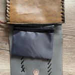 Puerto Rico Crossbody Handbag Women's Small Brown Synthetic Woven Strap Purse Photo 3