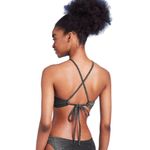 Wild Fable  Swimsuit Women's Size XS Black Metallic 2 Piece Bikini Swimwear Photo 1